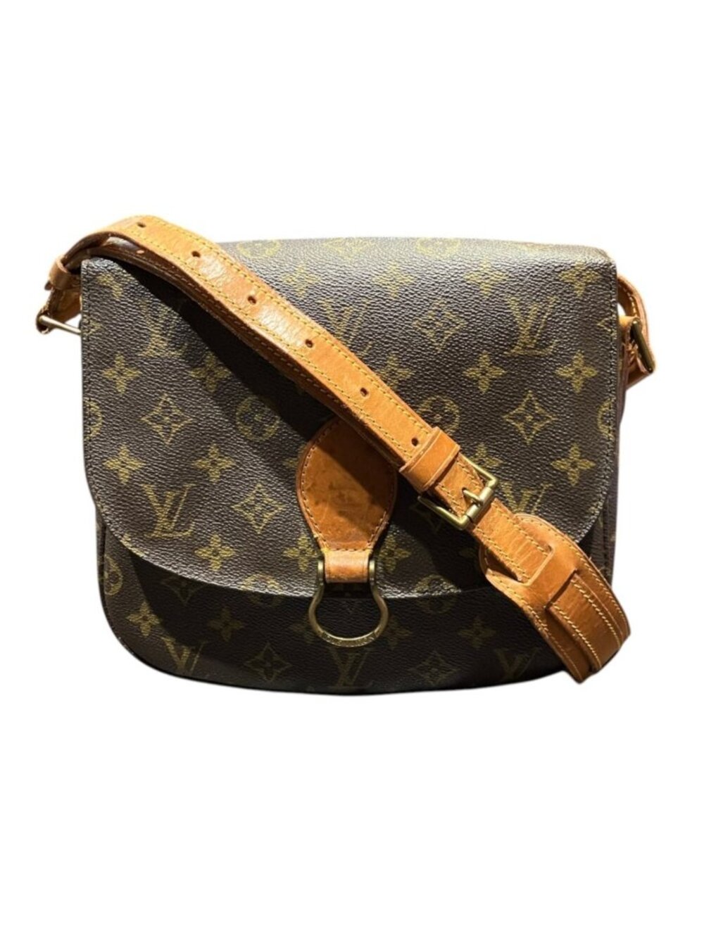 Louis Vuitton Saint-cloud GM Monogram Shoulder Bag Canvas